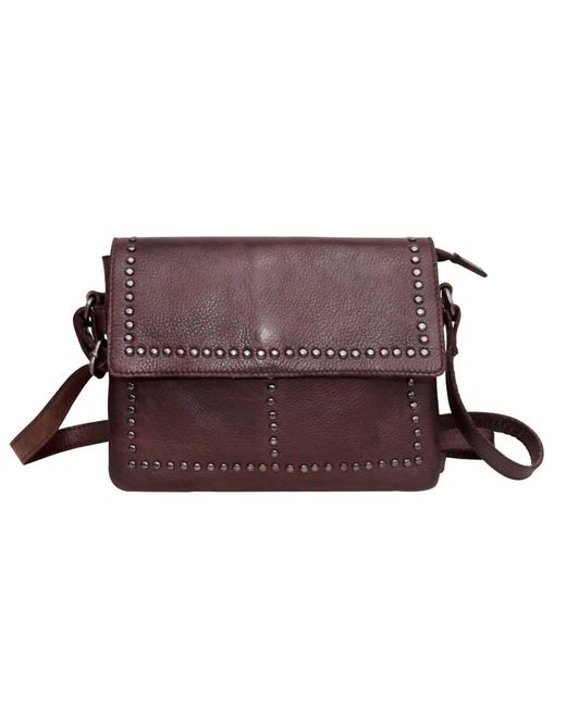 Latico Brown Cleo Crossbody Leather Bag