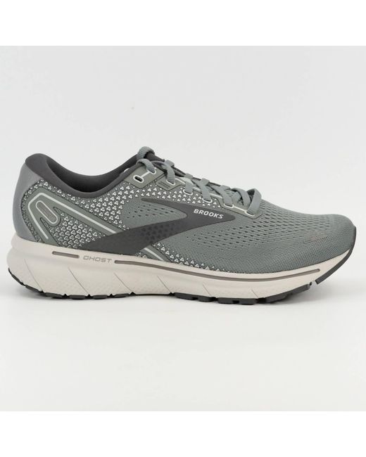 Brooks Gray Ghost 14 Shoes - Wide for men
