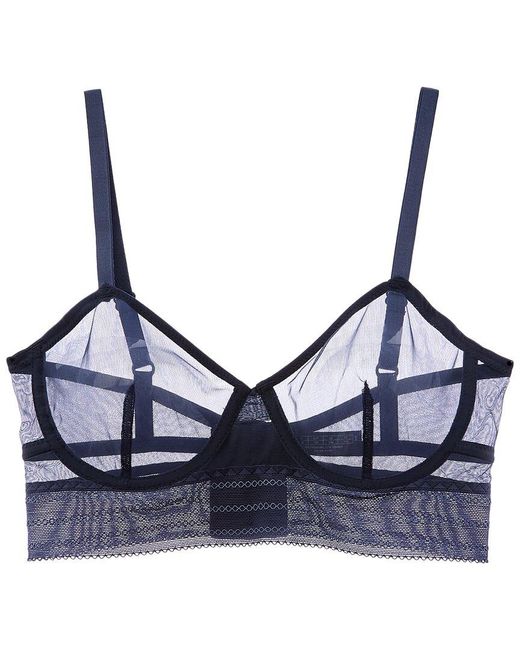Else Blue Bare Underwire Full Cup Longline Bra