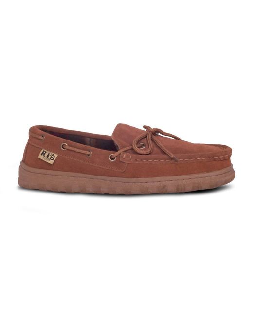 Cloud Nine Brown Chinook Unlined Comfy Moccasin for men