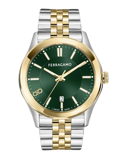 Ferragamo Metallic Ferragamo Classic Bracelet Watch for men