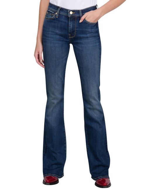 7 For All Mankind Blue High Waist Ali Jeans