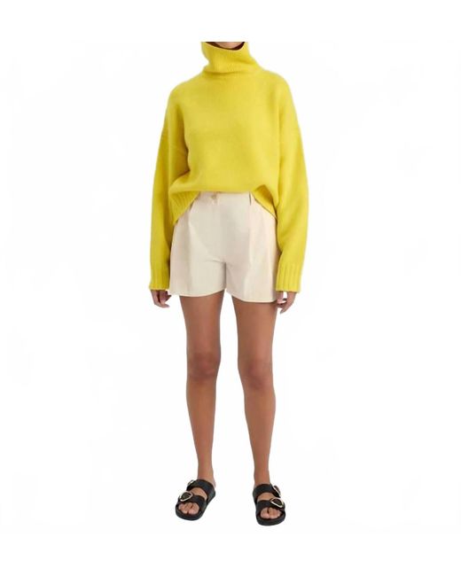 Solid & Striped Yellow Sofia Richie Grainge The Oceane Short