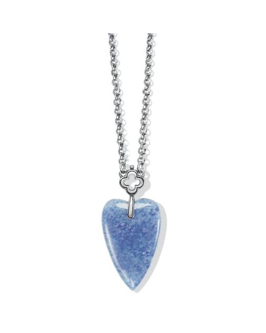 Brighton Blue Toledo With Love Quartz Necklace