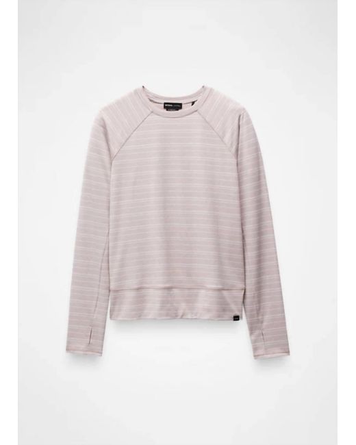 Prana Pink Sol Searcher Long Sleeve Top