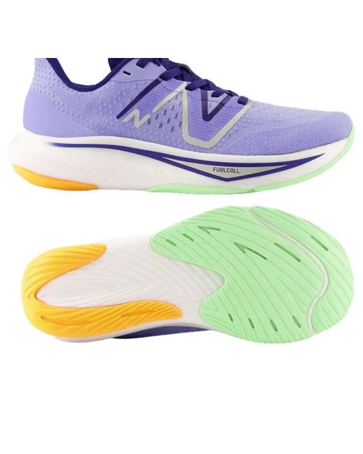 New Balance White Rebel V3 Running Shoes
