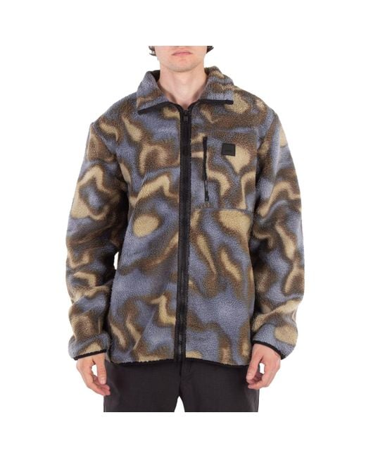 Rains Men's Brown Morph Yermo Fleece Jacket