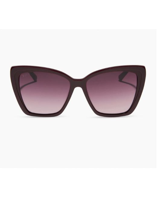 DIFF Brown Becky Ii Sunglasses