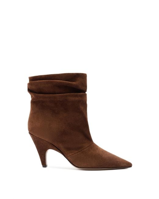 Alexandre Birman Brown Tati Slouch Bootie