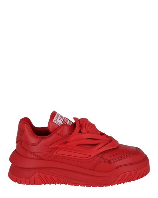 Versace Red Odissea Sneakers for men