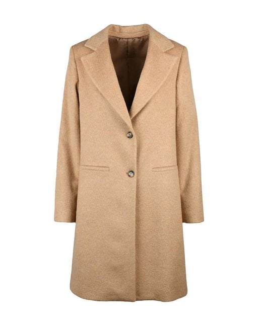 Guttha Natural Mid-Length Coat