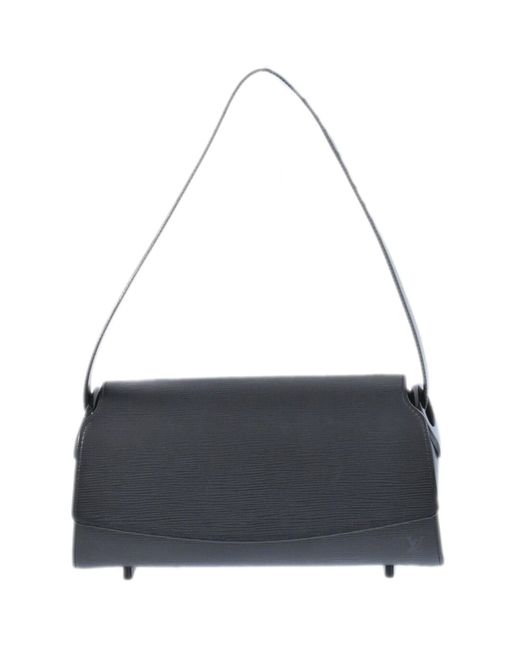 Louis Vuitton Black Nocturne Leather Shoulder Bag (pre-owned)