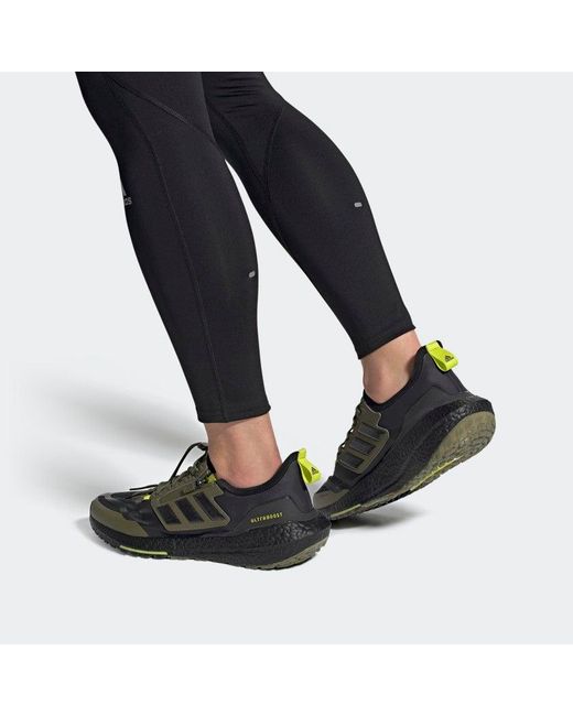 adidas Rubber Ultraboost 21 Gore-tex Shoes in Black for Men | Lyst