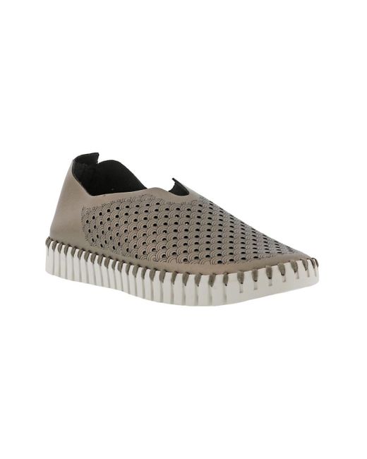 Ilse Jacobsen Multicolor Tulip Perforated Slip-On Flats
