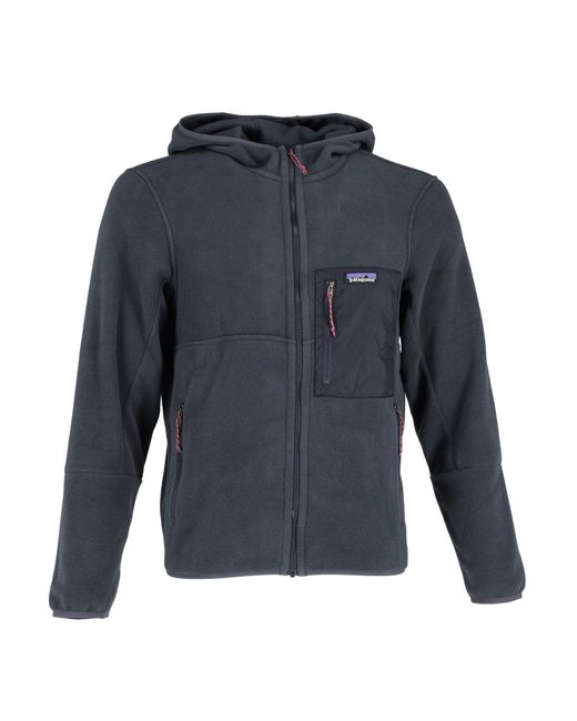 Patagonia Blue Zipped Hooded Jacket for men