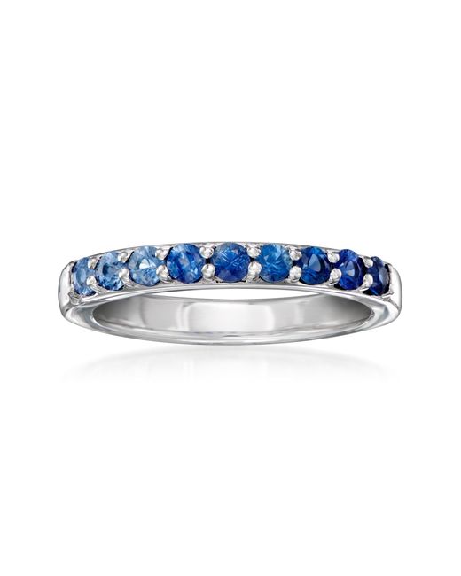 Ross-Simons Blue Sapphire Ombre Ring