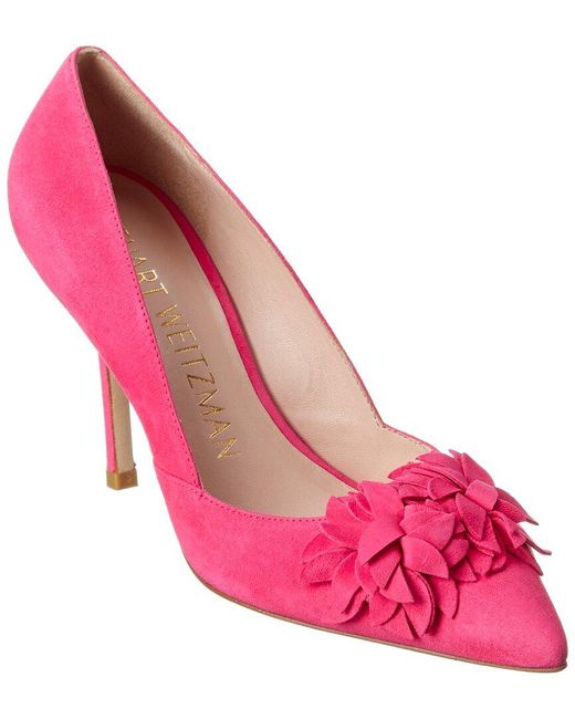 Stuart Weitzman Rosalita 95 Suede Pump 