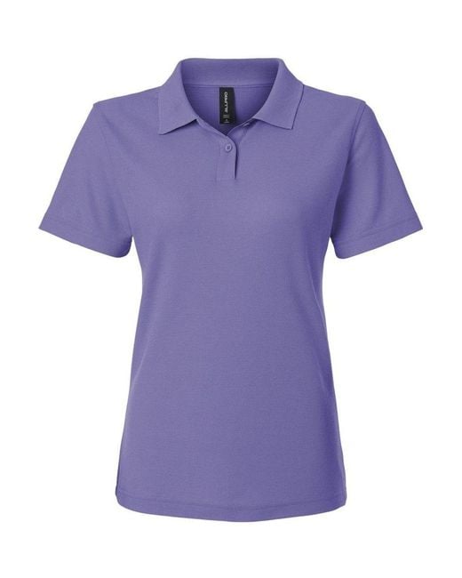 AllPro Purple Pique Polo