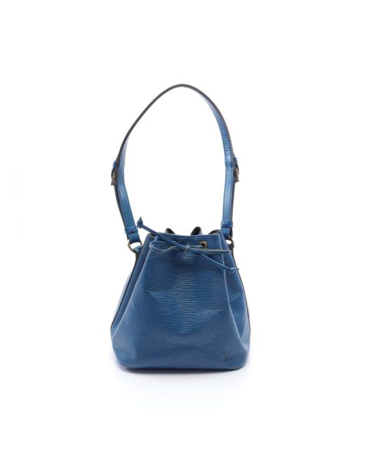 Louis Vuitton Blue Peti Noe Epi Toledo Shoulder Bag Leather