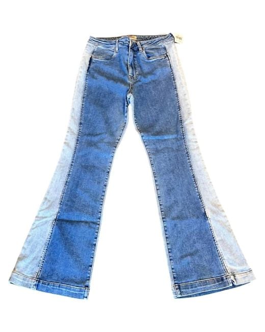 Kut From The Kloth Women's Blue Ana High Rise Flare Jeans