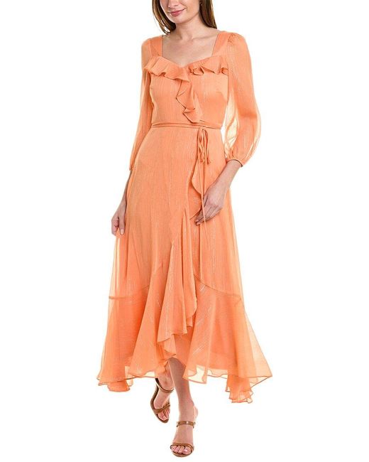 Maison Tara Orange Lorelai Maxi Dress