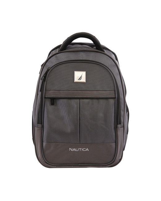 Nautica Black Logo Backpack for men