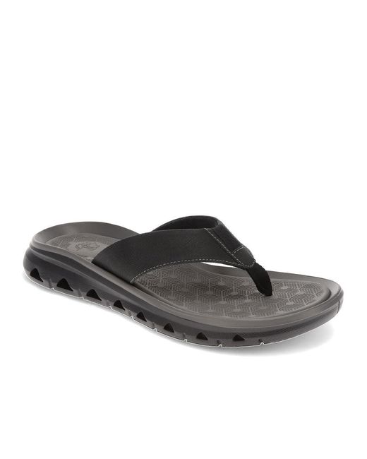 Dockers Brown Luka Synthetic Leather Casual Flip Flop Sandal Shoe for men