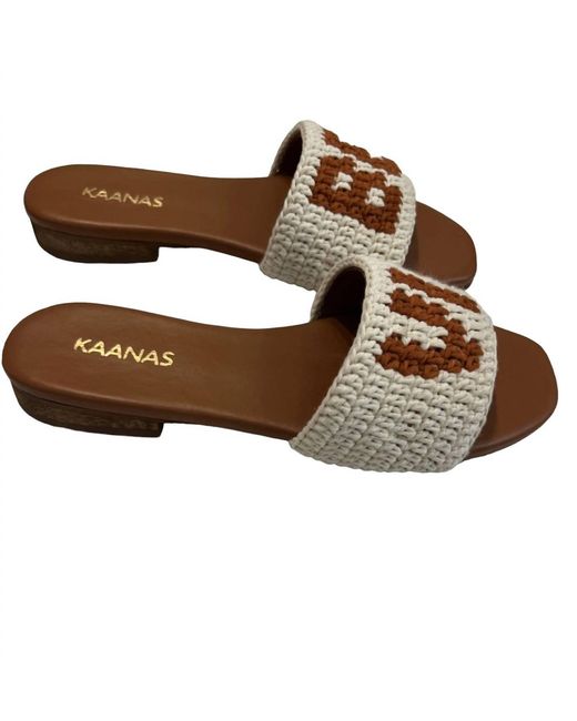 Kaanas Brown Vibe Sandal