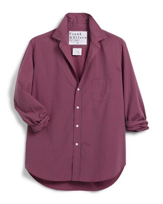 Frank & Eileen Purple Relaxed Button Up Shirt