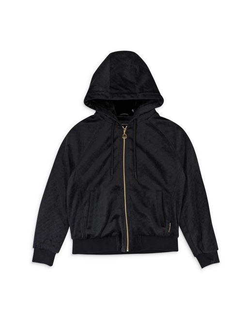 Moose Knuckles Black Nwt Parsons Bunny Monogram Print Hoodie Size M $724