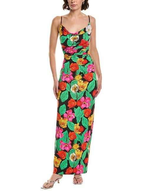 green rosette dress Hunter Green Sparkly Fitted Long Evening Dress with Rosette Skirt EN50 main image 0