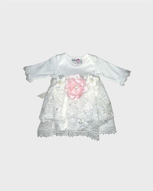 Katie Rose White Girl's Mya Dress