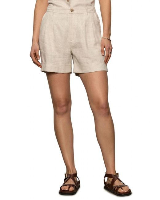 Sanctuary Natural Caravan Cuffed Shorts