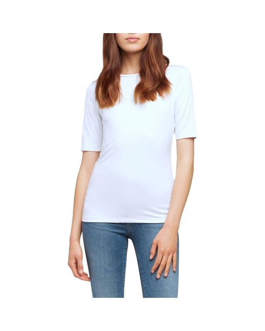 L'Agence Blue Casey Tee