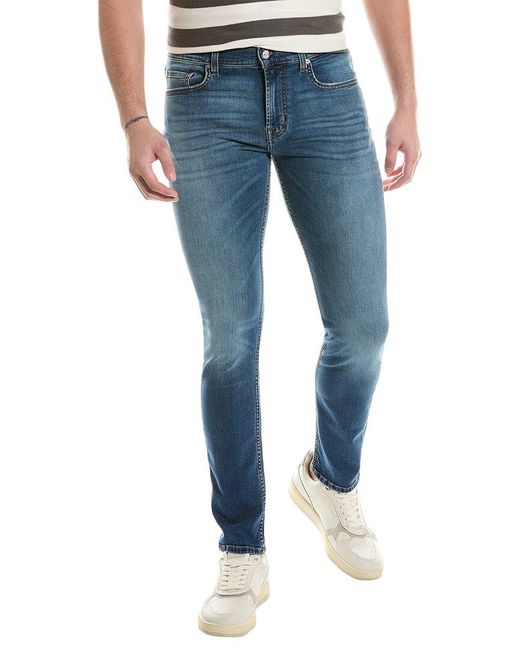 7 For All Mankind Blue Paxtyn Chosen Skinny Jean for men