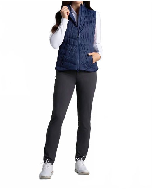 IBKUL Blue Solid Vest