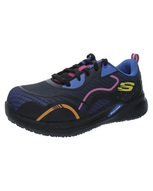 Skechers Blue Carbix Carbon Fiber Toe Electrical Hazard Work & Safety Shoes