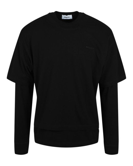 Ambush Black Layered Long Sleeve T-shirt for men