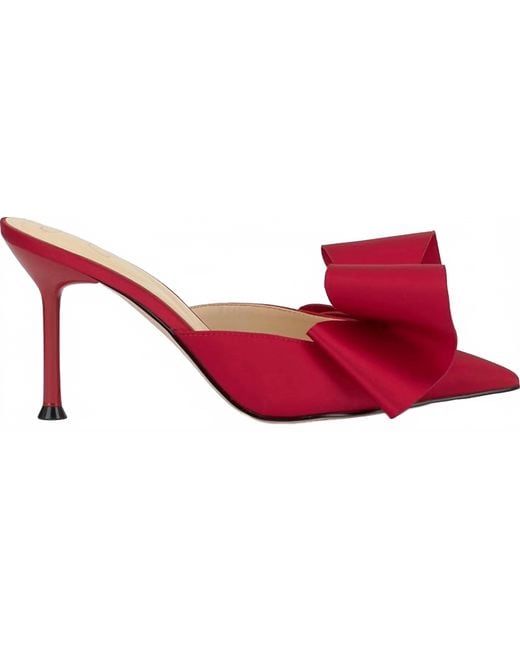 Jessica Simpson Red Valrin Pointed Toe Mules