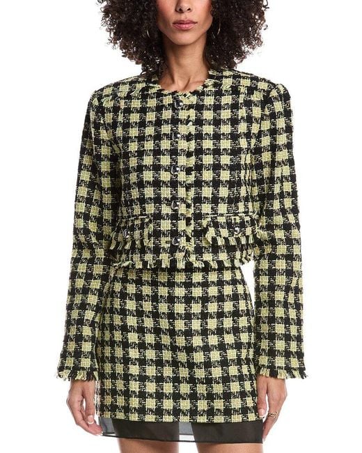 Toccin Green Lainey Cropped Jacket
