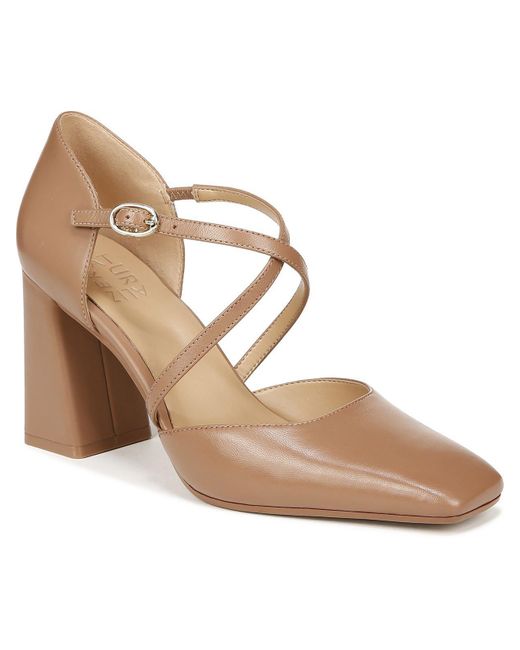 Naturalizer Natural Leesha Leather Strappy Pumps