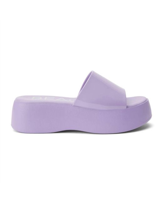 Matisse Purple Solar Platform Sandal