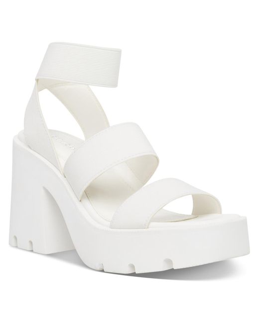 Madden Girl White Templee Dressy Lifestyle Strappy Sandals