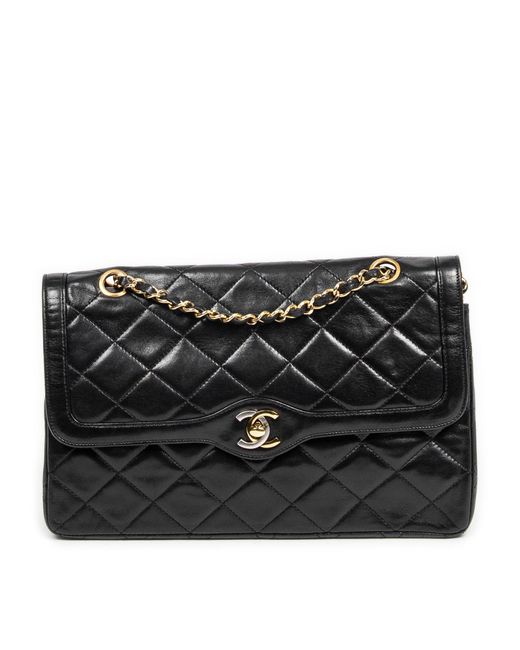 Chanel Paris Flap in Black | Lyst