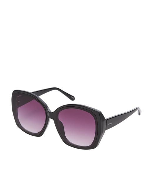Fossil Purple Square Sunglasses