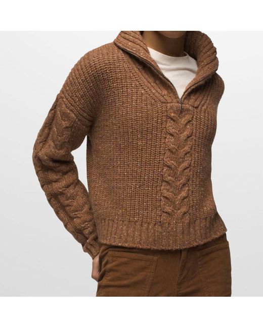 Prana Brown Laurel Creek Sweater