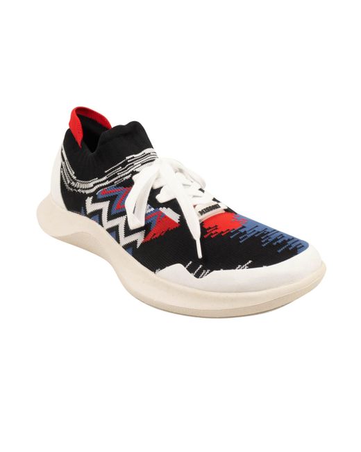 Missoni Blue Acbc" Fly Knit Sneakers - Black/red for men