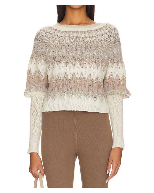 Free People Natural Home For The Holidays Sweater