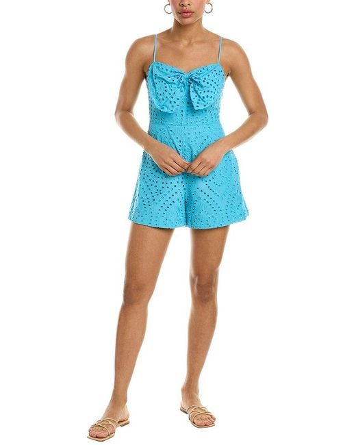 AMUR Blue Adalee Romper