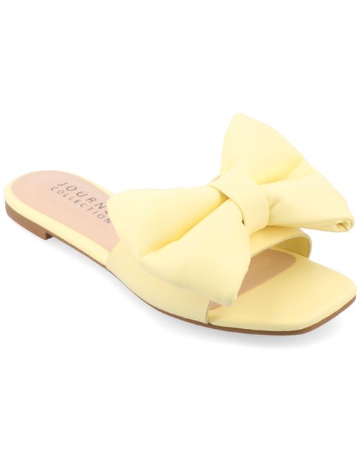 Journee Collection Yellow Collection Tru Comfort Foam Fayre Wide Width Sandals